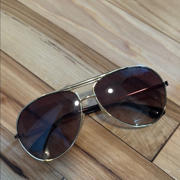 Marc By Marc Jacobs Gold Aviator Sunglasses - Picture 4 of 4